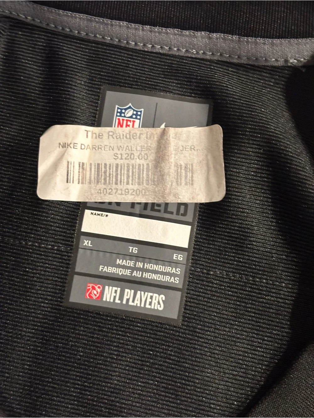 Nike Raiders Darren Waller #83 Black Jersey Men’s XL NFL